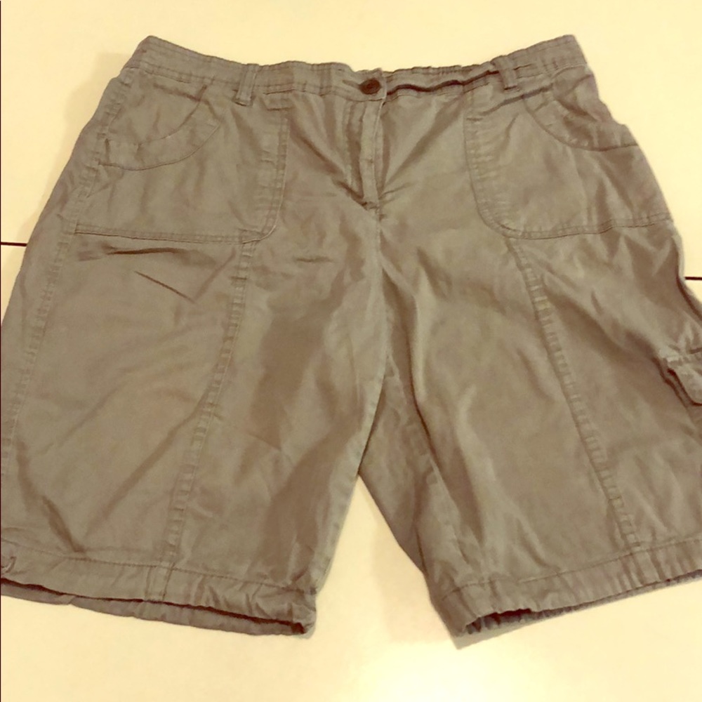 Karen Scott Dark Green Shorts